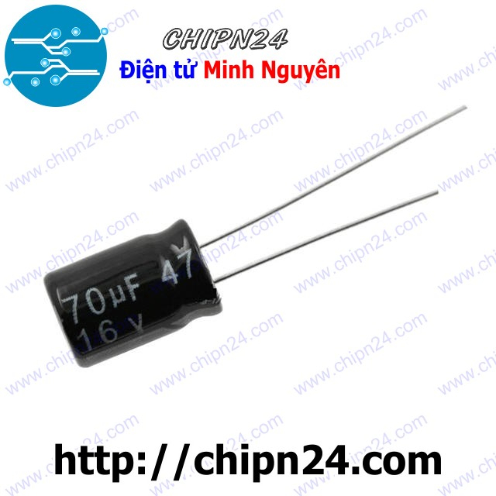 [10 con] (G34.1) Tụ hóa 470uF 16V (8x12mm)