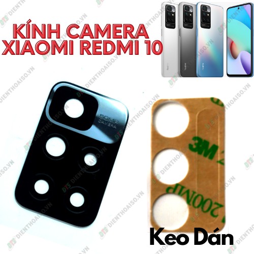 Glasses camera Xiaomi Redmi 10 attached adhesive stickers