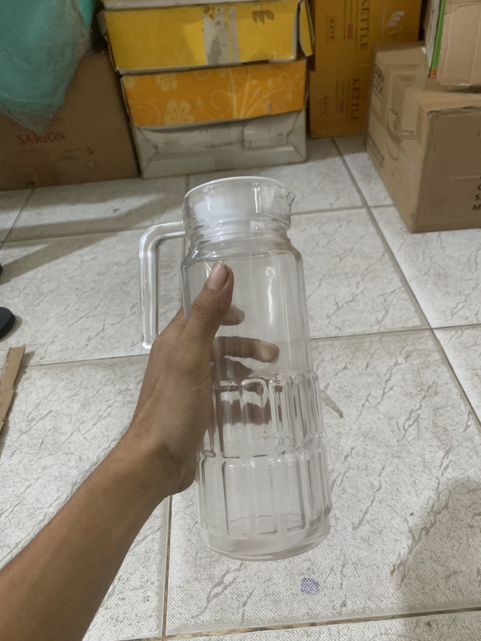Bình thủy tinh 1.1 Lít