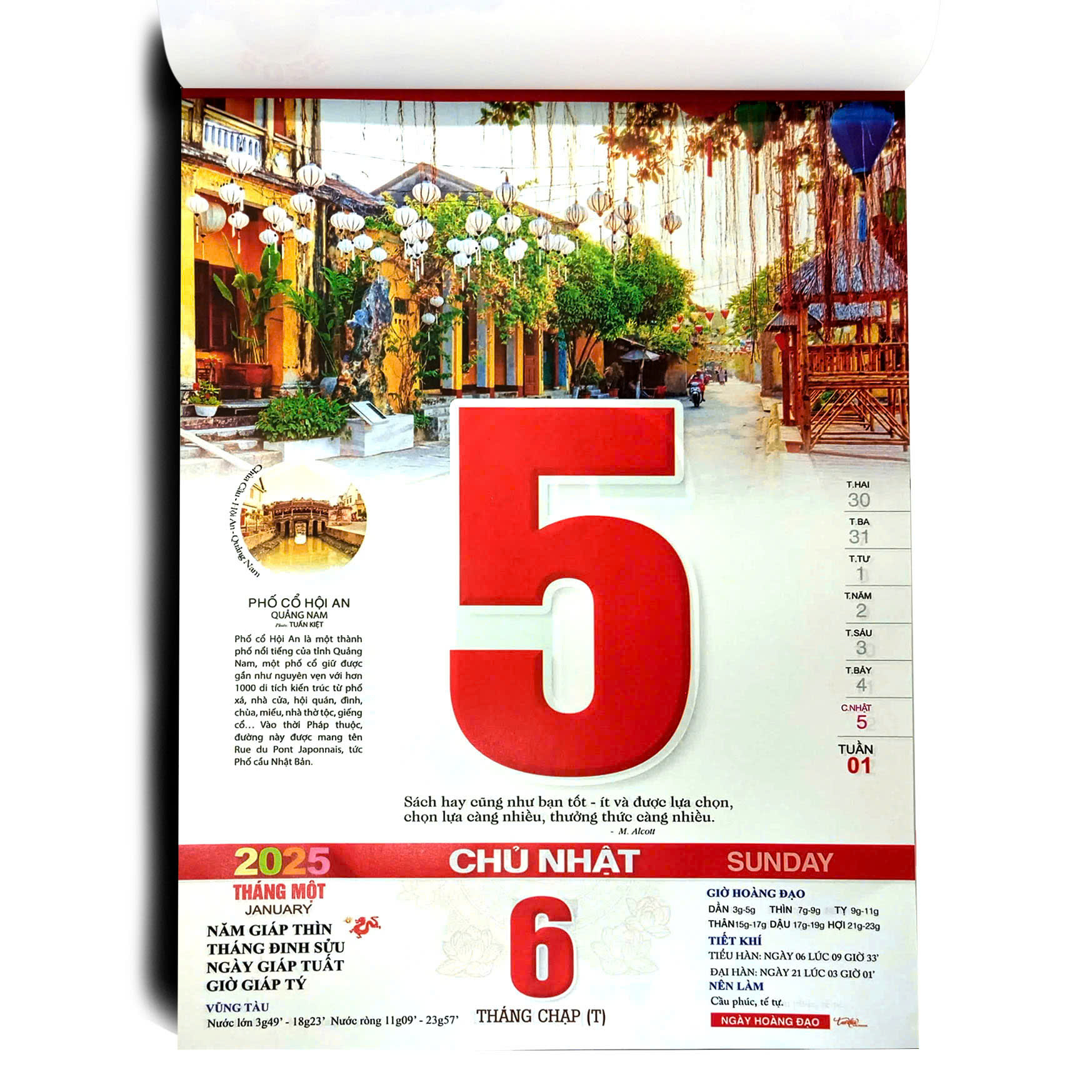 LỊCH 2026, Lịch lốc rời 20 x 30cm, Chủ đề: Phong cảnh