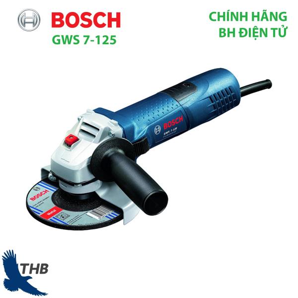 Máy cắt cầm tay Máy mài góc Bosch GWS 7-125 Công suất 700W Bảo hành điện tử 12 tháng