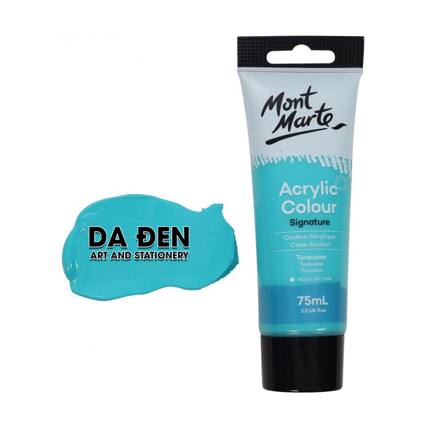 [HCM]Màu Mont Marte Acrylic Colour 75ml (2.54oz) - Turquoise