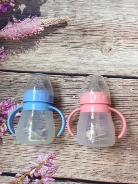 Bình Sữa Silicon Mềm Bóp Được
