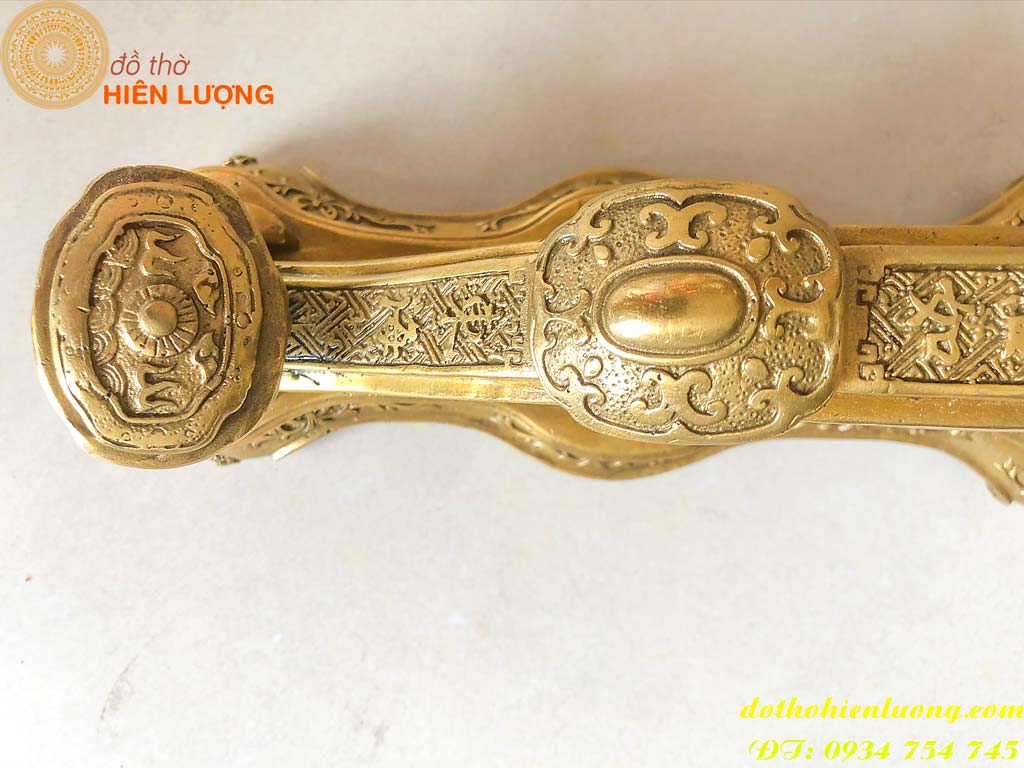 Gậy Như Ý Bằng Đồng Phong Thủy 2 Cỡ Dài 19cm Và 33cm