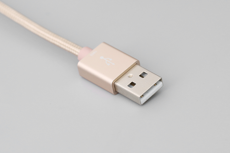 [HCM]Cáp Lightning MFI 2 m Mbest DS28-WB Gold