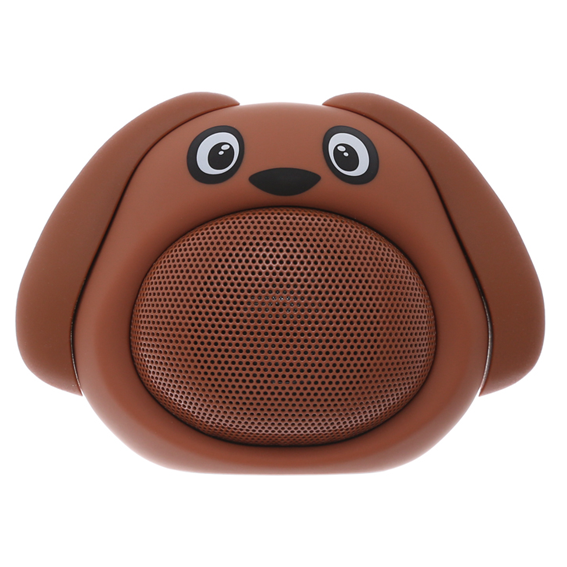 Bluetooth speaker icutes mb-m818 puppy Brown