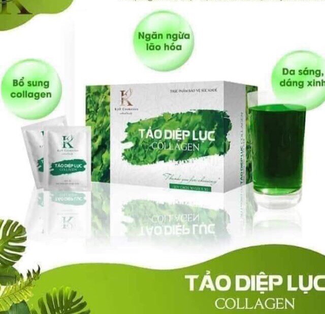 Tảo Diệp Lục Collagen Kyo - Mẫu mới