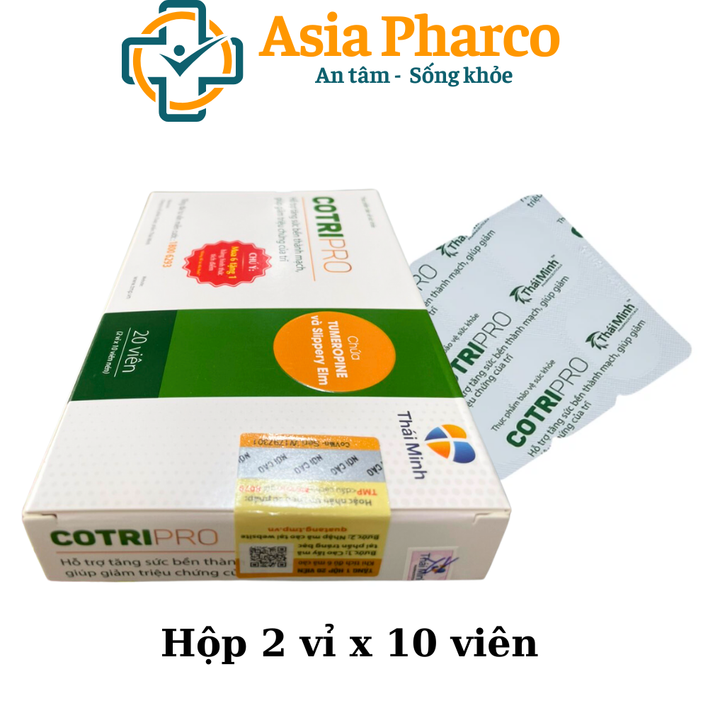 [HCM]Cotripro - Viên Uống Hỗ Trợ giảm Bệnh Trĩ