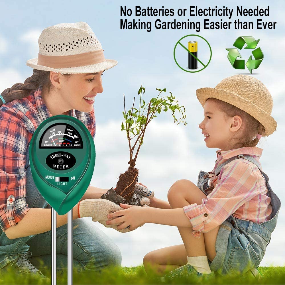 Máy đo ph đất đa năng, đo độ ẩm, ánh sáng ht9