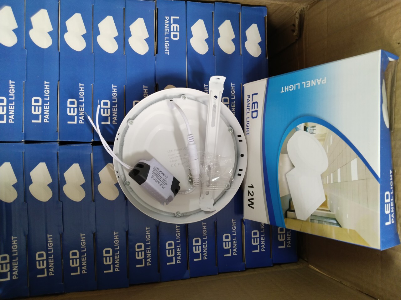 Đèn led ốp trần vuông, tròn 24w 18w 12w
