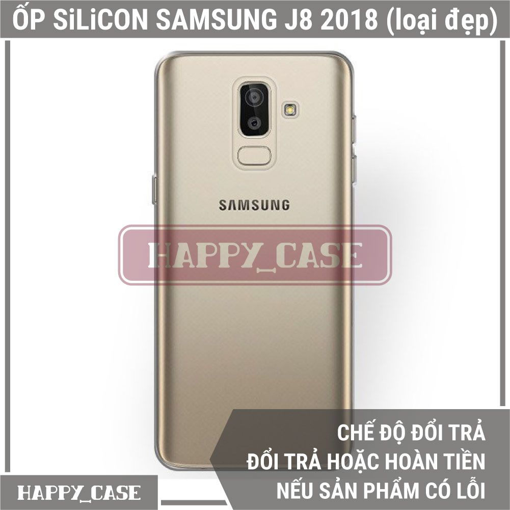 Ốp Lưng Điện Thoại SAMSUNG J8 2018 (LOẠI ĐẸP) Thin Transparent Silicon