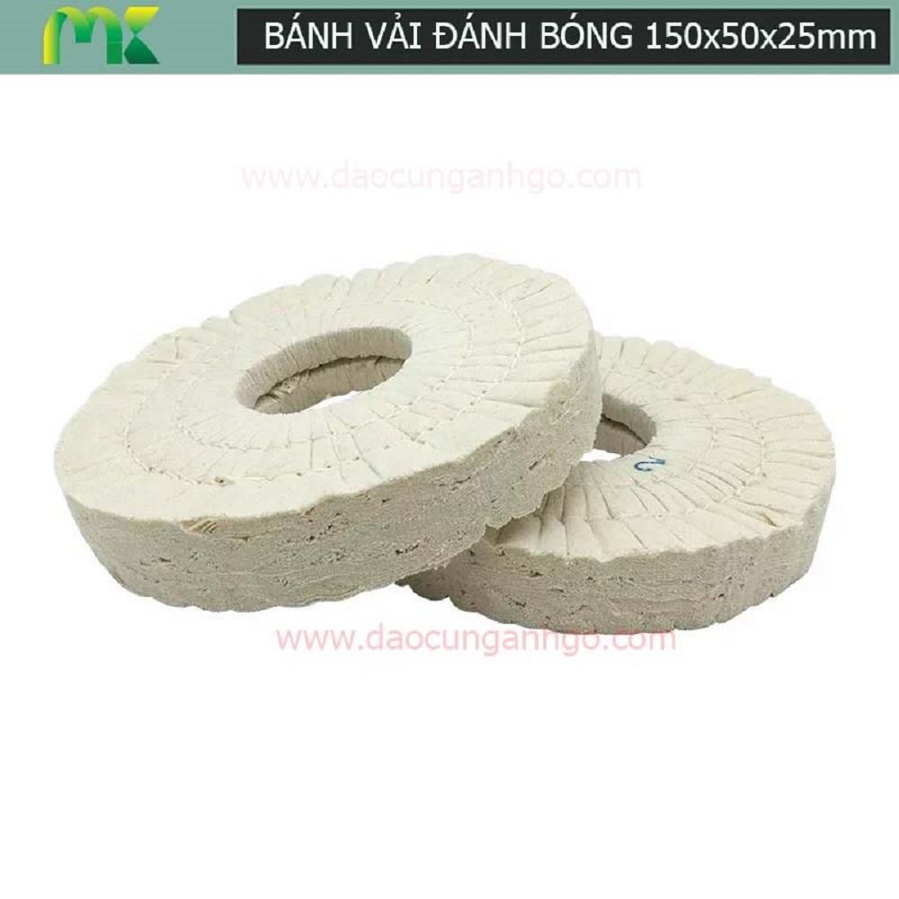 Bánh vải đánh bóng máy dán cạnh