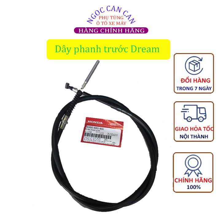 Dây phanh trước , Dây thắng xe máy drem việt ( chính hãng )