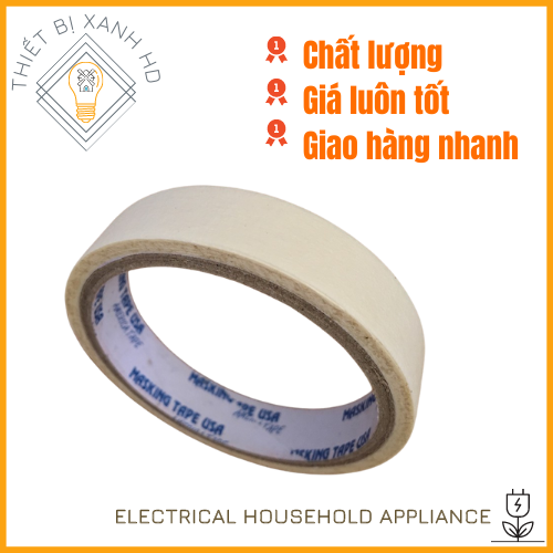 Băng Dính (Keo) Giấy Loại 2 Cm 3m