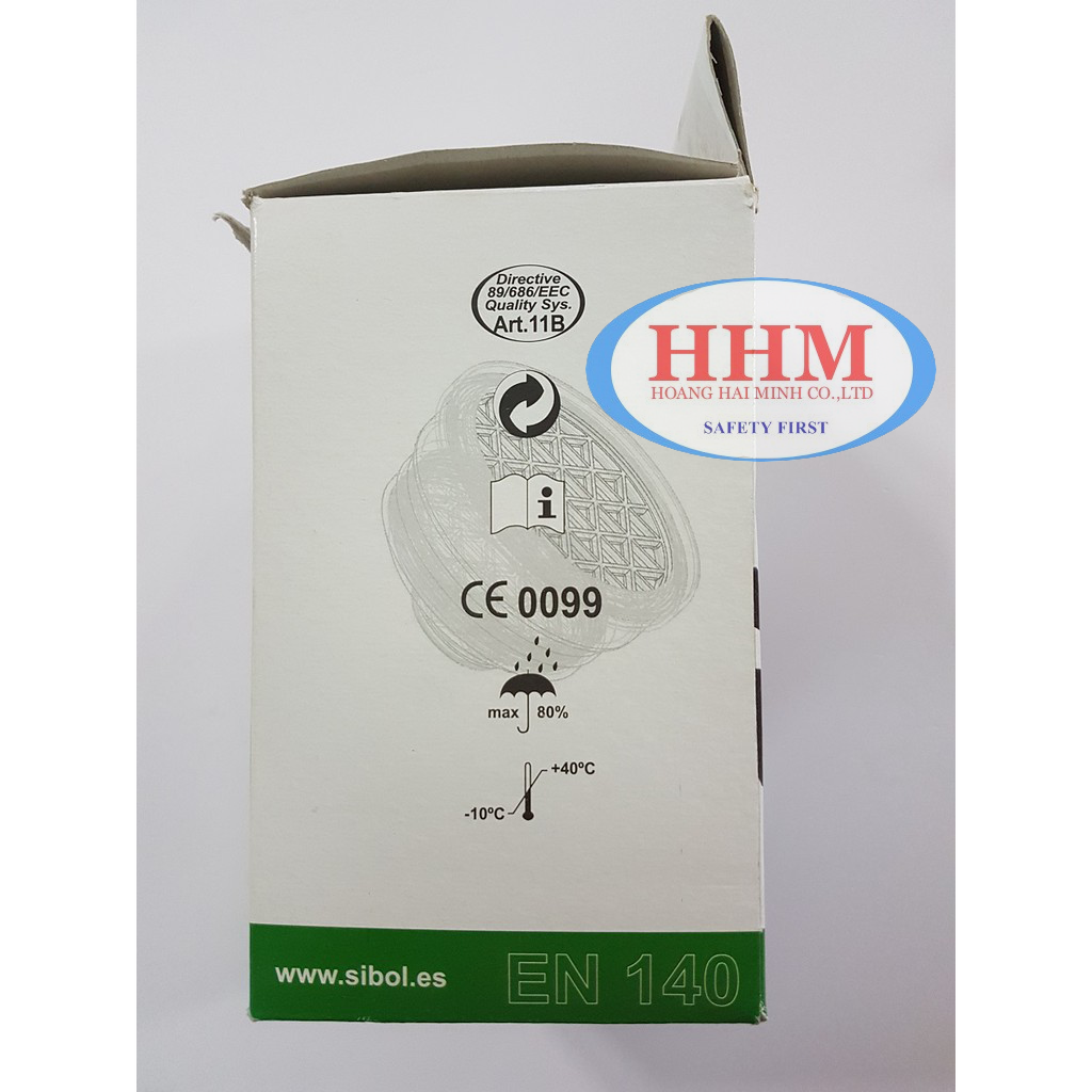 Mặt nạ phòng độc nửa mặt Sibol - 1 phin lọc