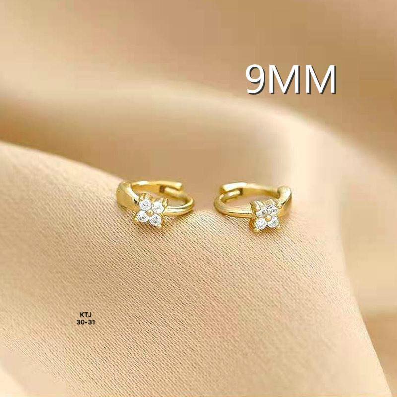 Bông tai nữ vàng tây cao cấp -Khuyên tai tròn ôm tai đeo vành trên cá tính, mẹ và bé đeo đôi đều đẹp - Vàng bạc an chi cam kết vàng chuẩn bảo hành thu mua đổi hồi toàn quốc