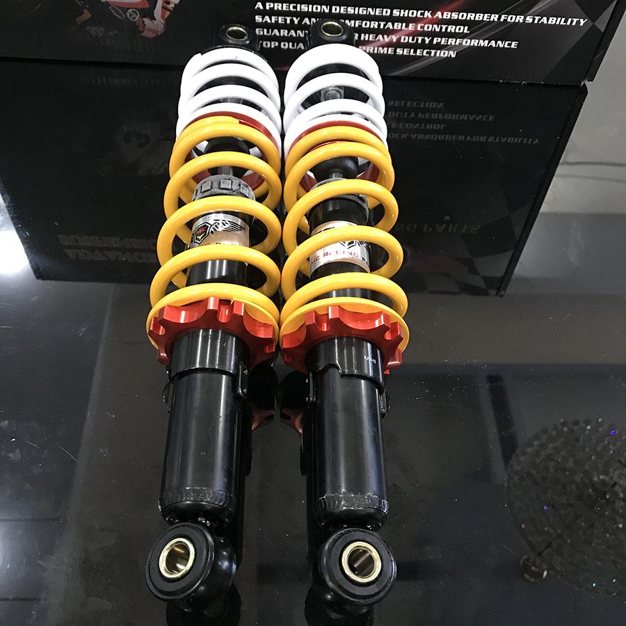 Phuộc 2 lò xo 2 tầng 280mm & 330mm MC Racing
