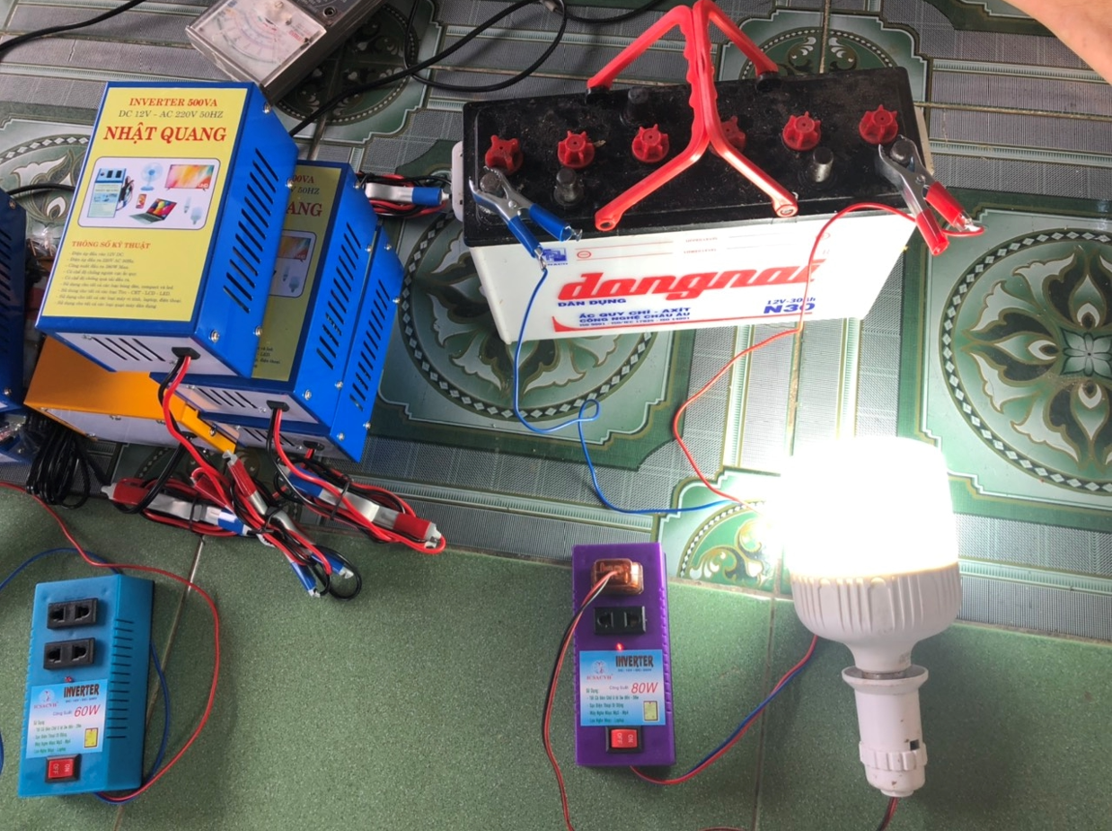 ĐẢO ĐIỆN BÌNH ẮC QUY 12V-80W