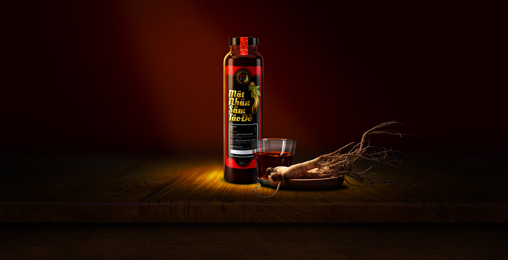 Mật nhân sâm táo đỏ 300ml
