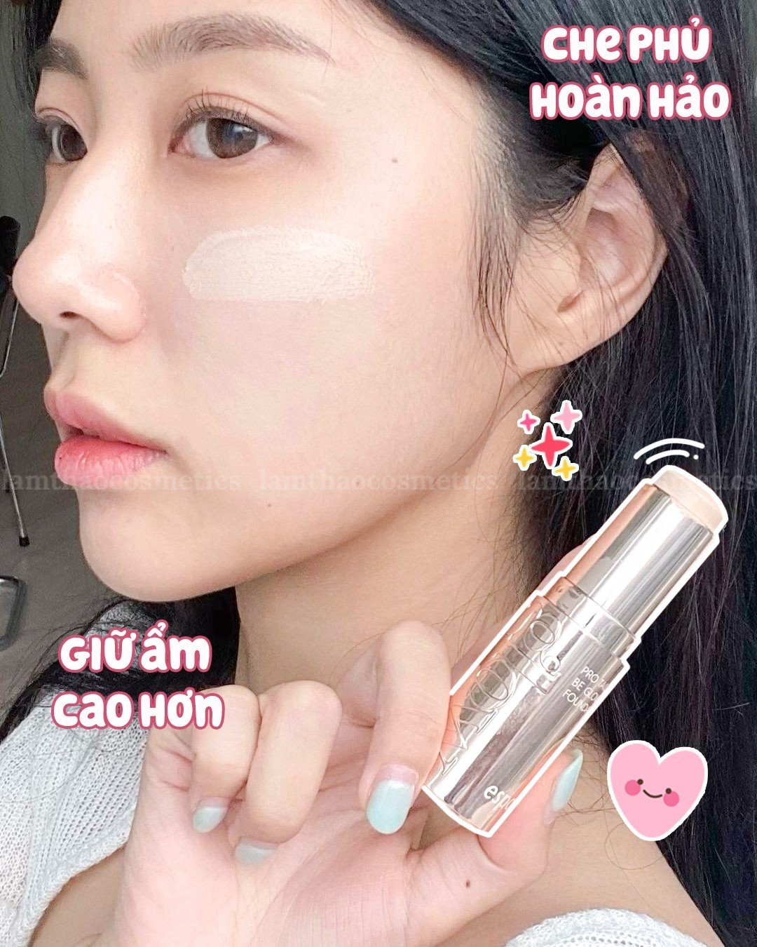 Kem Nền Dạng Thỏi Espoir Pro Tailor Be Glow Stick Foundation