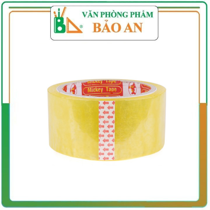 Băng dính trong 5cm 150y dài 120 mét - văn phòng phẩm bảo an