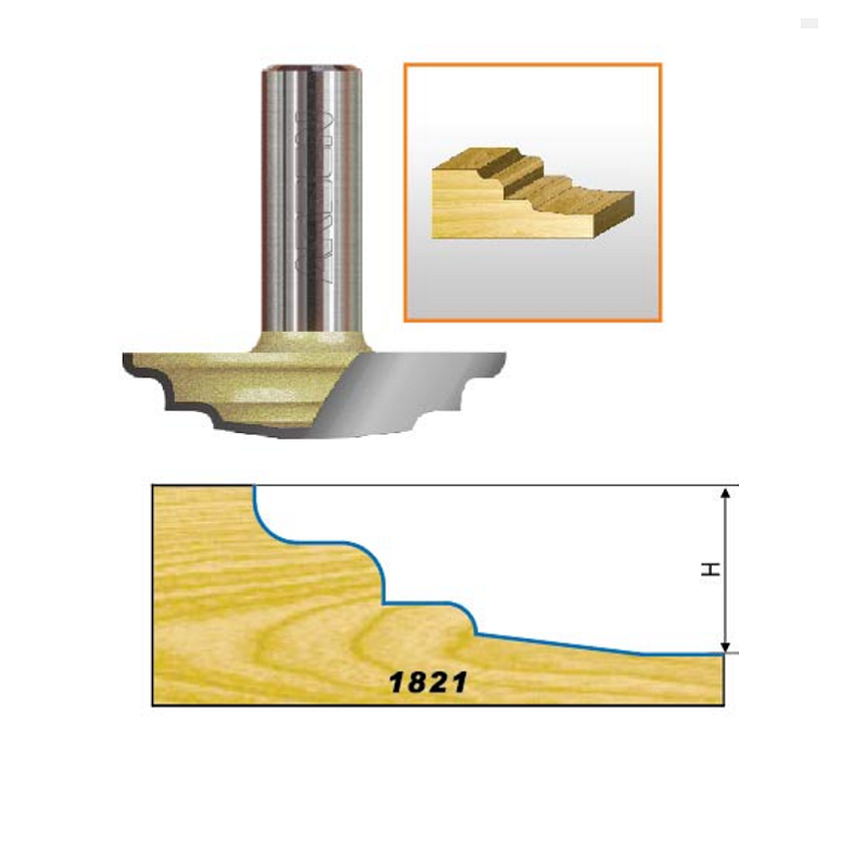 Mũi phay, mũi soi, mũi cắt pano cửa cốt 1/2" Arden (máy CNC) (tùy chọn size-giá lẻ từng size)