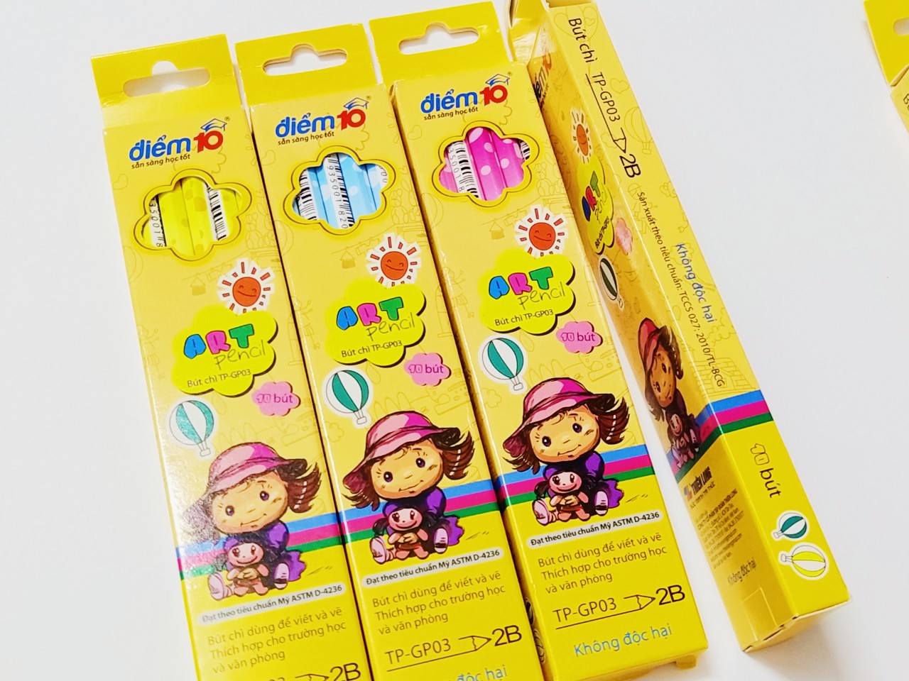 [HCM]Hộp 10 chì 2B Thiên Long-GP03