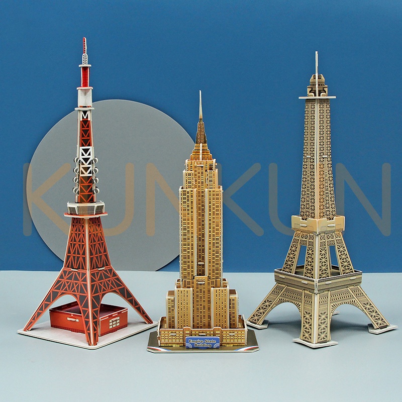 Mô Hình Giấy 3D Tự Lắp Ráp - Mô Hình Kì Quan Thế Giới