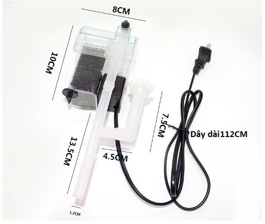 Máy Lọc Thác Nước Bể Cá Cảnh Mini