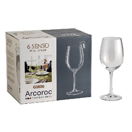 Bộ 6 Ly vang thủy tinh Luminarc Senso Arcoroc 350ml