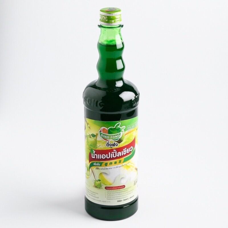 Lẻ 100ml Siro Táo xanh hiệu Dingfong Thái Lan