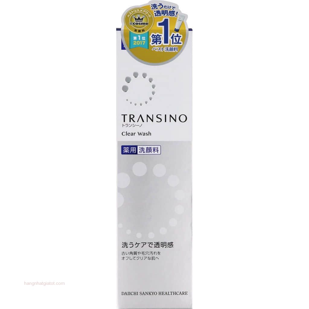 Sữa rửa mặt Transino Clear Wash 100g- NHẬT BẢN
