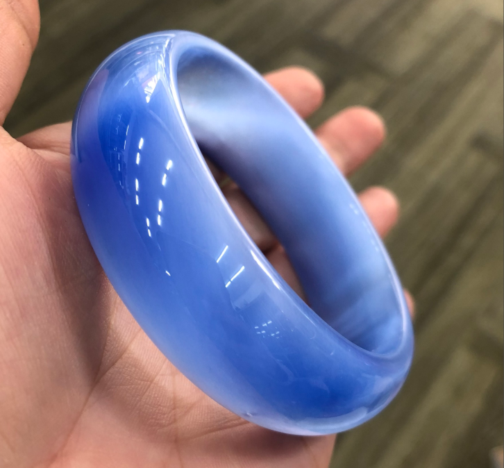 [HCM]Vòng tay đá Mắt mèo xanh dương bản lớn phong cách mớihình thưc tế bao đẹp.đủ side cho khách