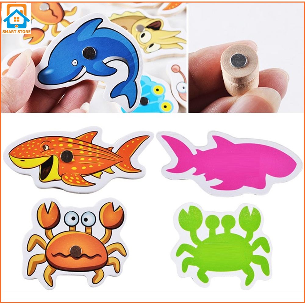Đồ chơi Bộ câu cá gỗ nam châm 32 chi tiết