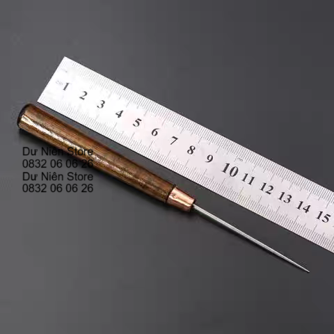 Dùi Nhọn Đục Lỗ Cán Gỗ 16cm