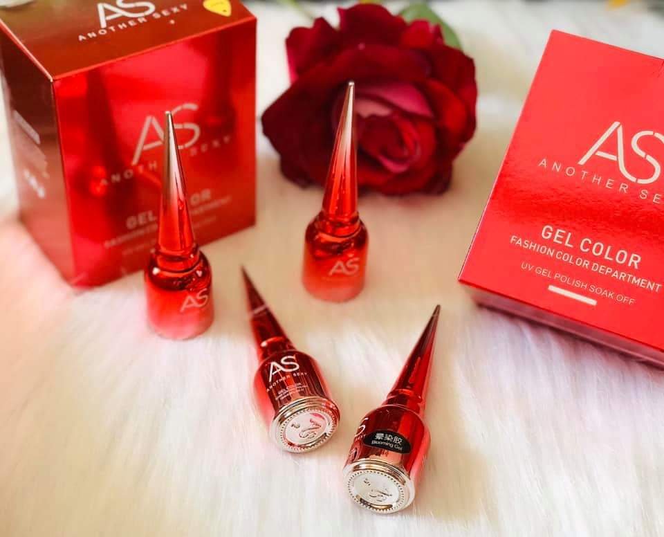 Sơn Gel As BASE TOP 15ML - Chai đỏ
