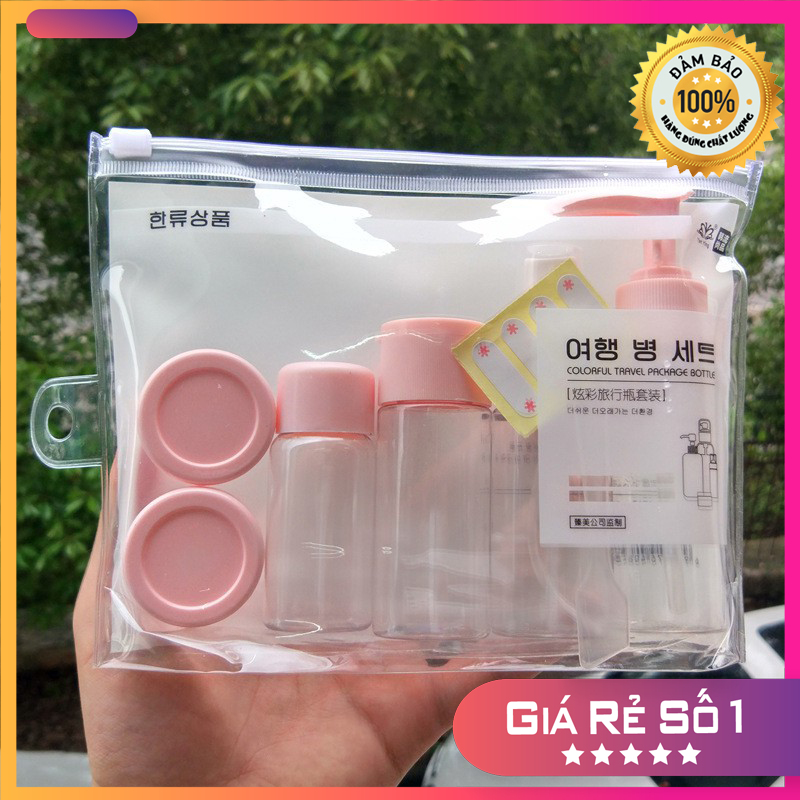 Bộ dụng cụ triết mỹ phẩm 6 món- bộ triết mỹ phẩm siêu rẻ- Bộ triết mỹ phẩm du lịch 6 món Hàn Quốc