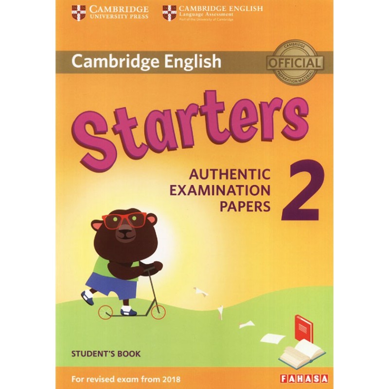 Sách - Cambridge English - Starters 2 (For Revised Exam From 2018)|Không Kèm CD