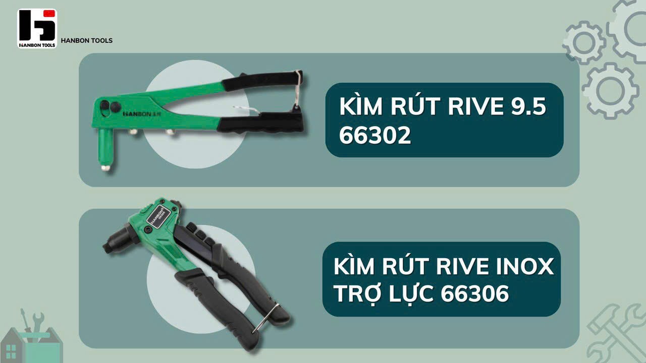 ( Chính Hãng ) Kìm rút đinh tán, rút rive HANBON