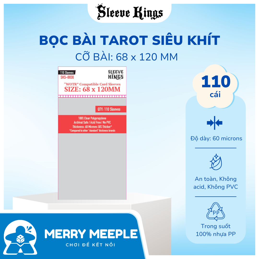 [US] Bọc bài Sleeve Kings các loại