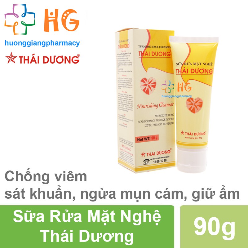 Sữa rửa mặt nghệ thái dương (Chai 90g)
