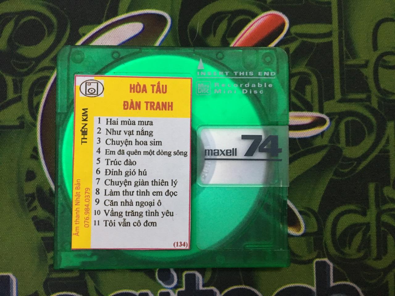 [MDCD] Bộ 4 Đĩa MD hòa tấu - Đĩa MD Mini Disc