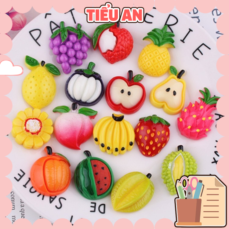 Charm (C156) slime/ Dụng Cụ Charm Trang Trí [Ko Keo & Nút] Hình Đôi dép dễ