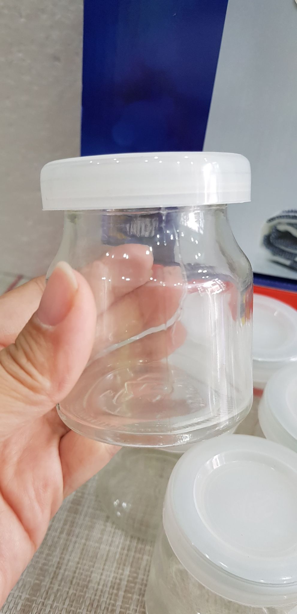 Hũ Thủy Tinh Đựng Sữa Chua (Hộp 12 Hủ)