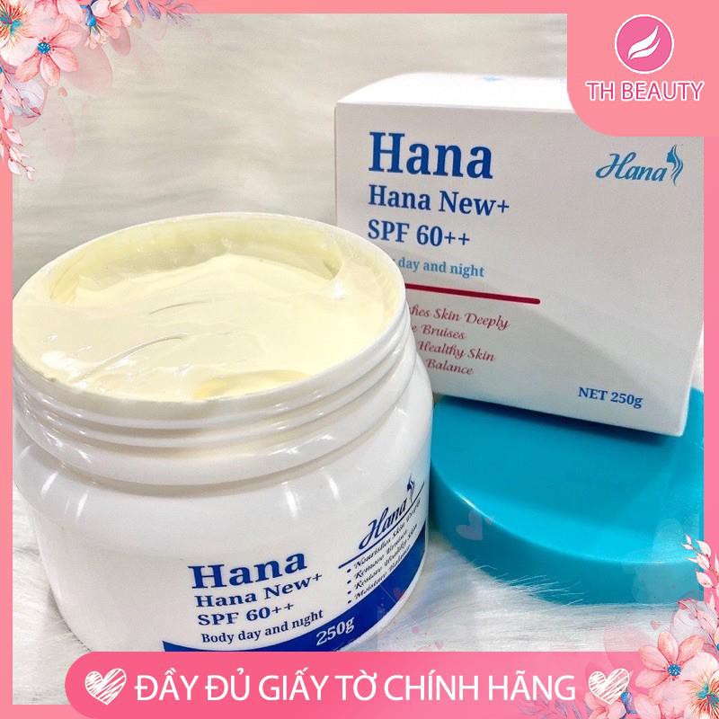[Chính hãng] Kem Body dưỡng trắng da Hana