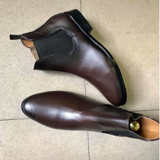 Giày Chelsea Boot Da Bò Cao Cấp