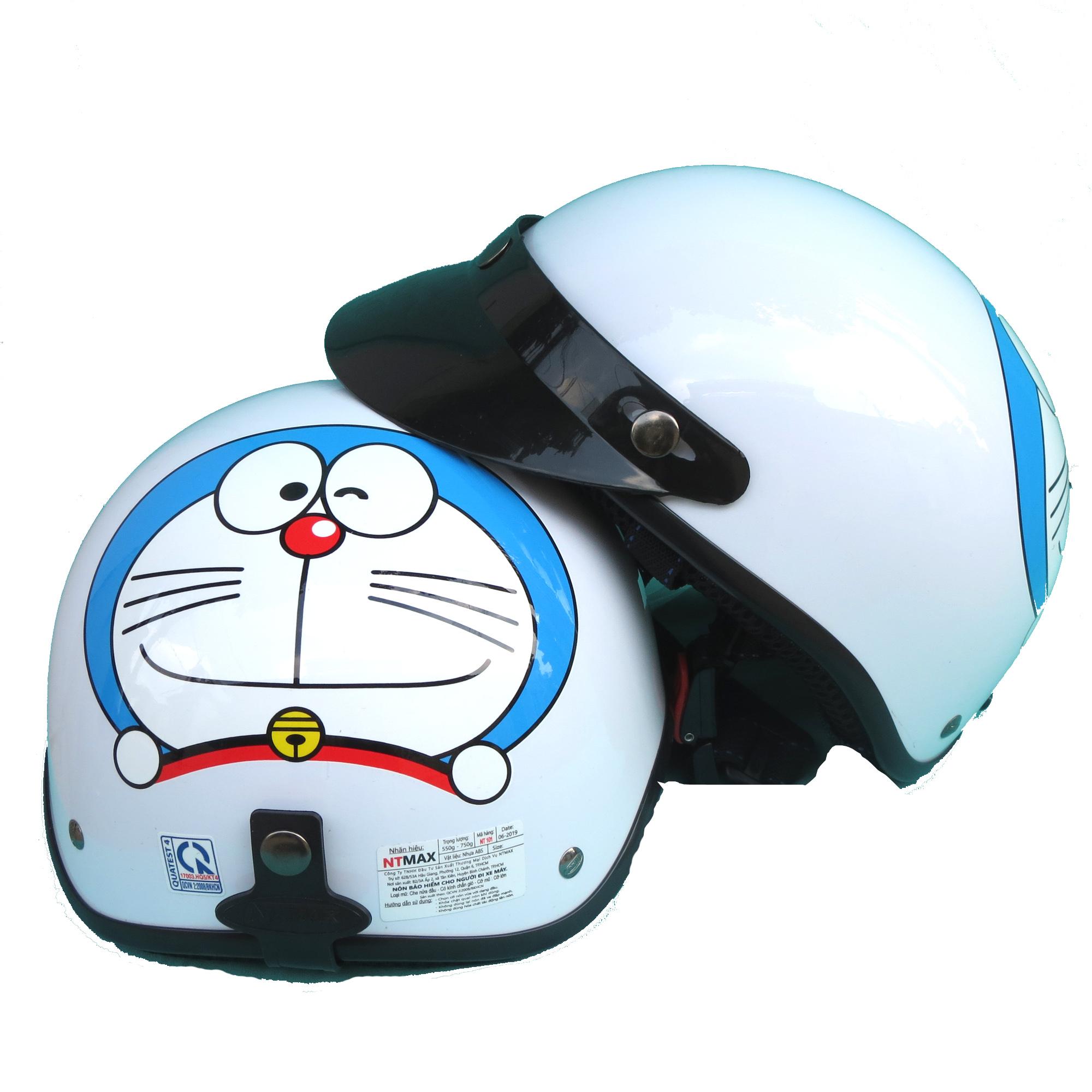 Mũ bảo hiểm NTMAX 1/2 Mèo đôrêmon