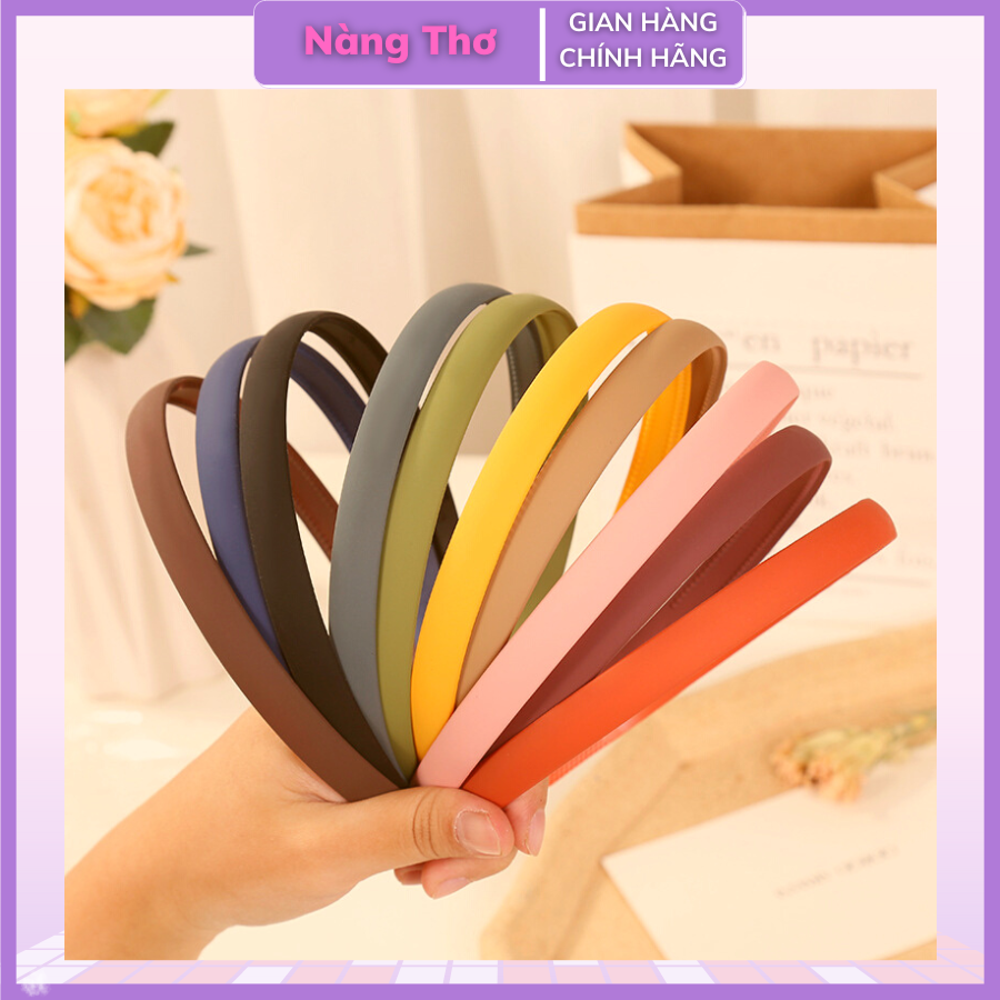 Cài Tóc Nhựa Bản To 1,2cm Cho Nữ