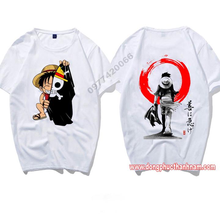 áo thun Luffy One Piece Đảo Hải Tặc, áo phông Luffy
