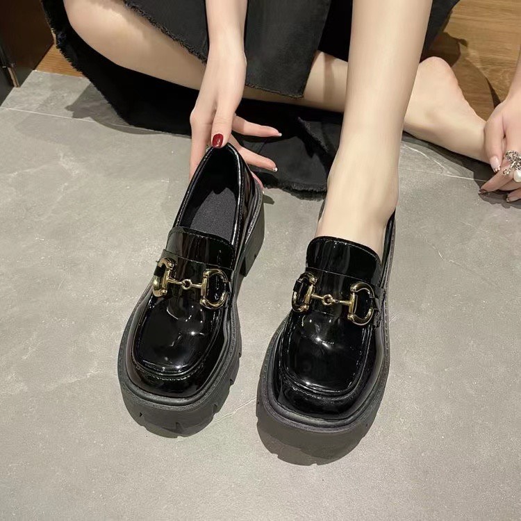 GIÀY ĐỐC XÍCH DA BÓNG ĐẾ CAO 5CM SIÊU ĐẸP